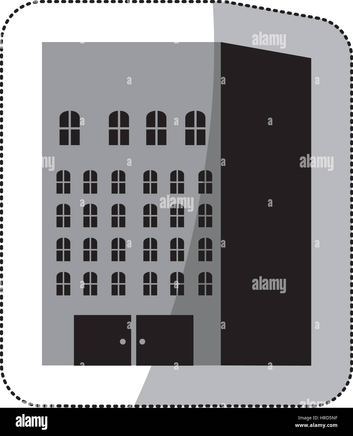 grayscale build of city icon Stock Vector Image & Art - Alamy