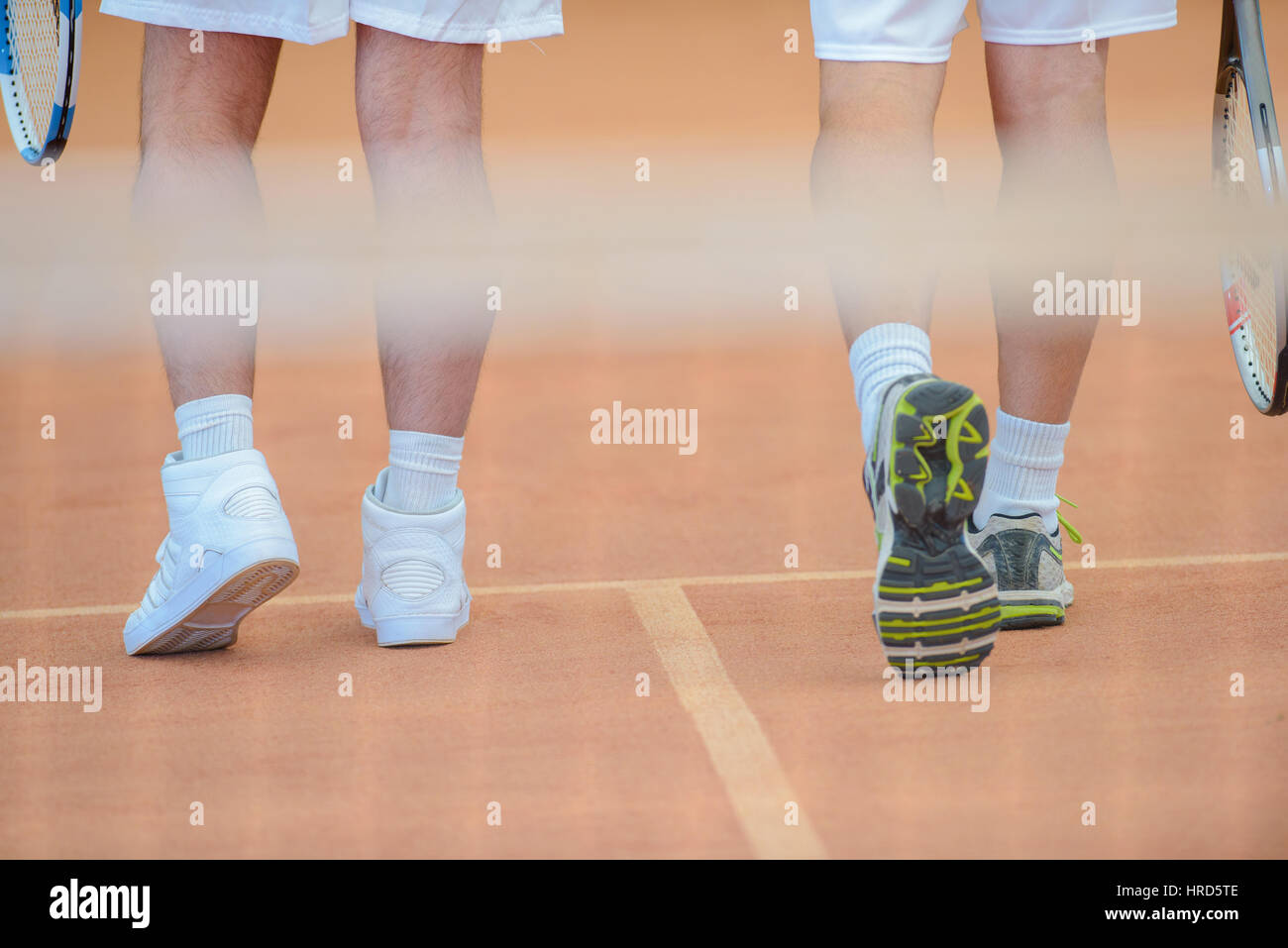 tennis players Stock Photo