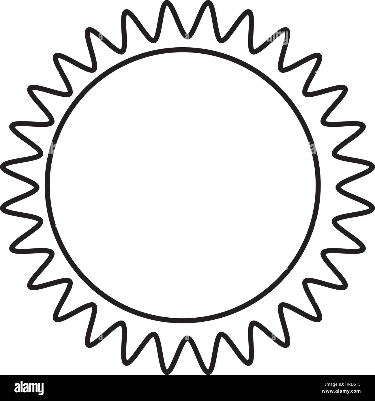 Sun Shape Black and White Stock Photos & Images - Alamy