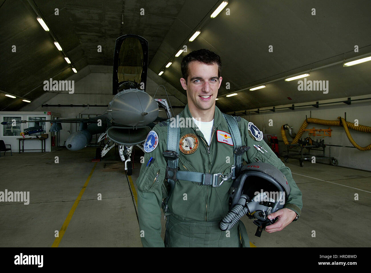 F16 airbase of the dutch royal airforce Stock Photo - Alamy