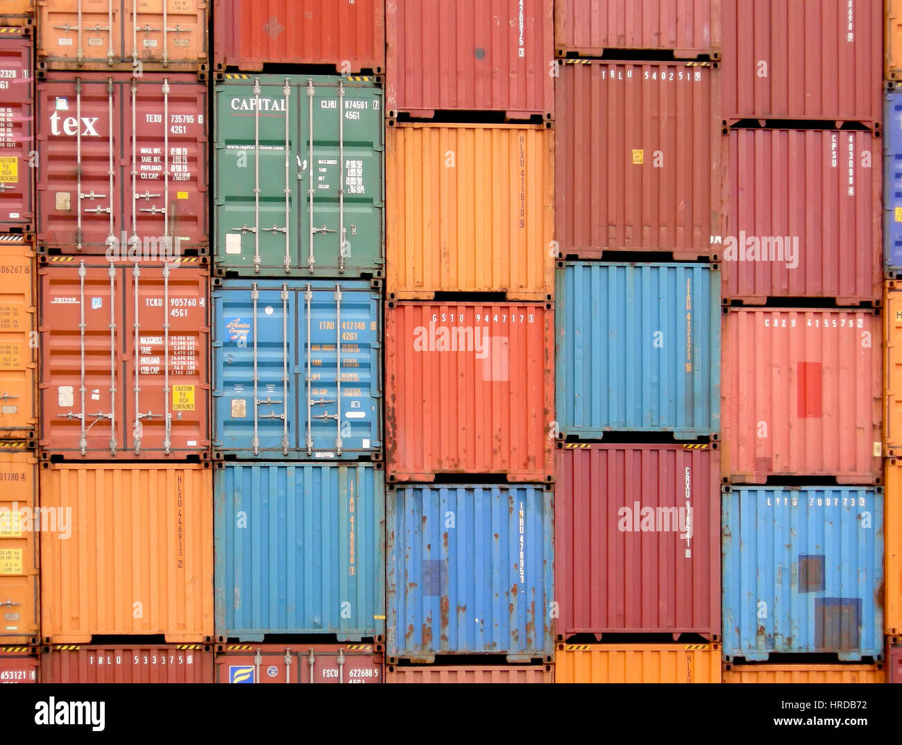 Export import goods containers hi-res stock photography and images - Alamy