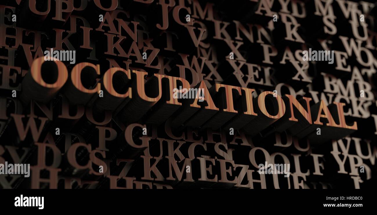Occupational Lettering Occupational alphabet hi-res stock photography and images - Alamy