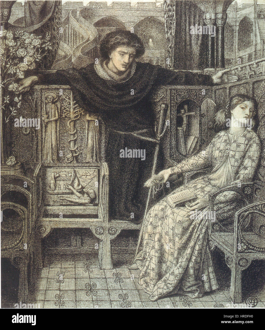 Dante Gabriel Rossetti s Hamlet And Ophelia Captures A Moment From Dante Gabriel Rossetti s Hamlet And Ophelia Captures A Moment From