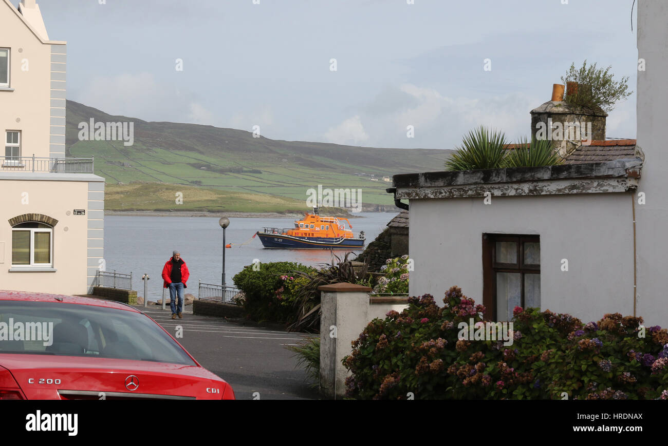 The Valentia Island Lifeboat RNLB John and Margaret Doig at Knightstown, Valentia Island