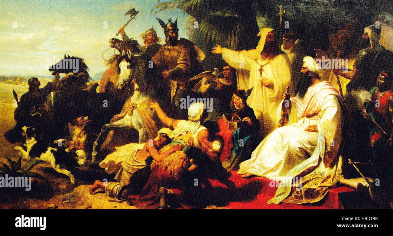 The Caliph Abbasid Charlemagne represents the historical fusion of ...