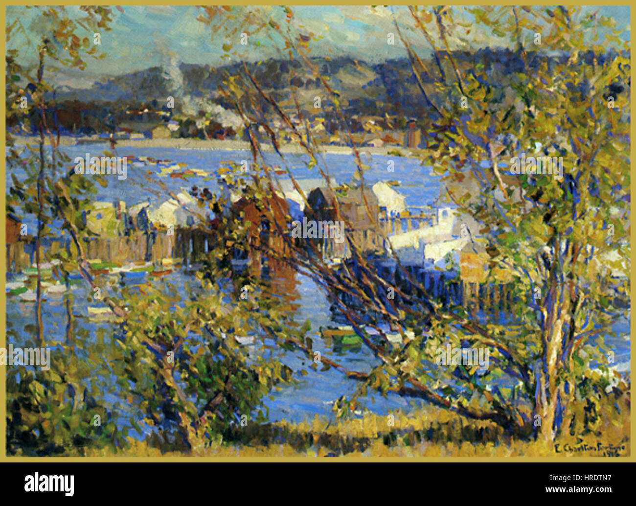 E. Charlton Fortune, Monterey Bay (Oakland Museum of California Stock Photo Alamy