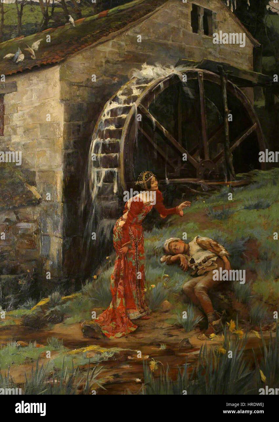 Elizabeth Adela Forbes A Dream Princess Stock Photo Alamy