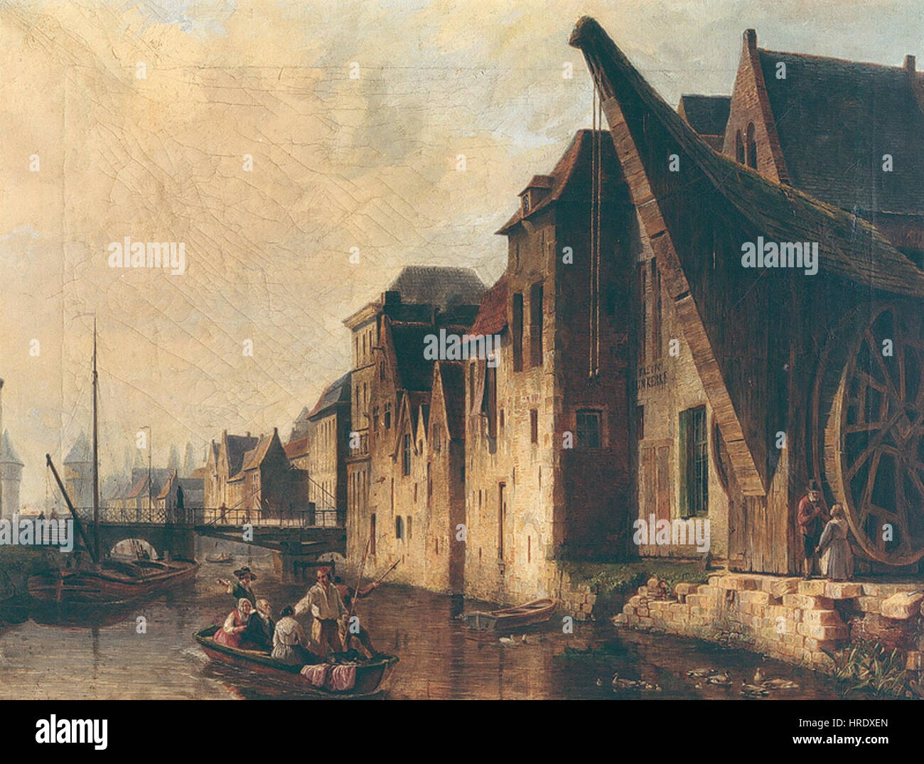 Kraankor is a traditional Dutch term referring to a crane used in ...