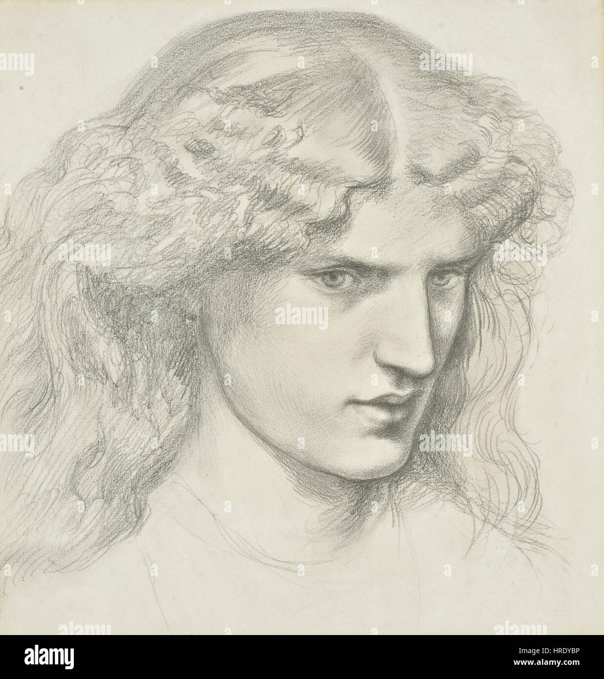 Annie Miller by Dante Gabriel Rossetti (1828-1882) Stock Photo