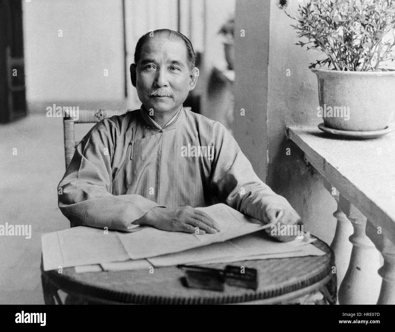 Sun Yat-sen 1924 Guangzhou Stock Photo