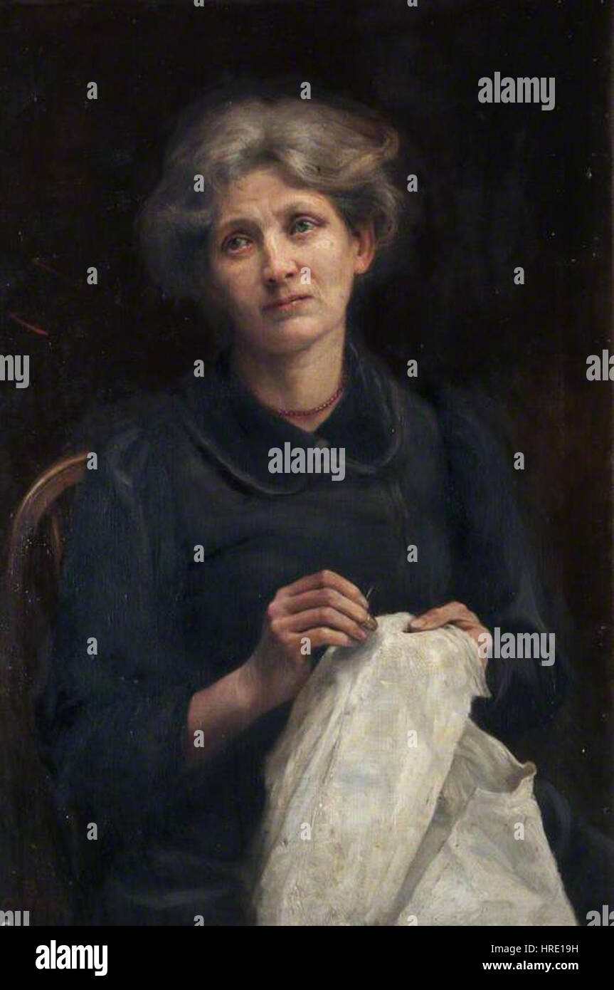 Beatrice Offor - It is not the linen you're wearing out, but human creatures' lives Stock Photo