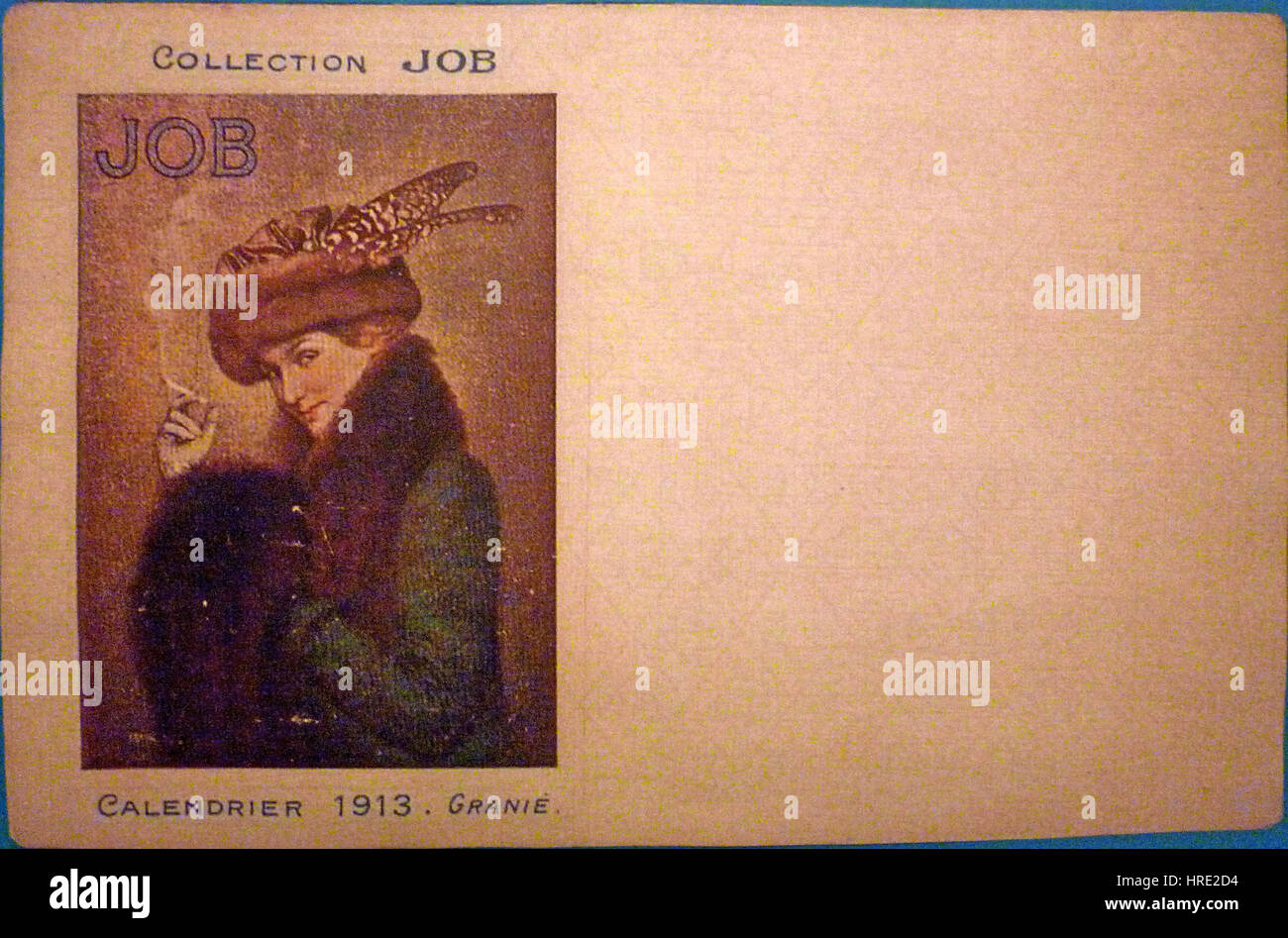 Calendrier granie 1913 Stock Photo - Alamy