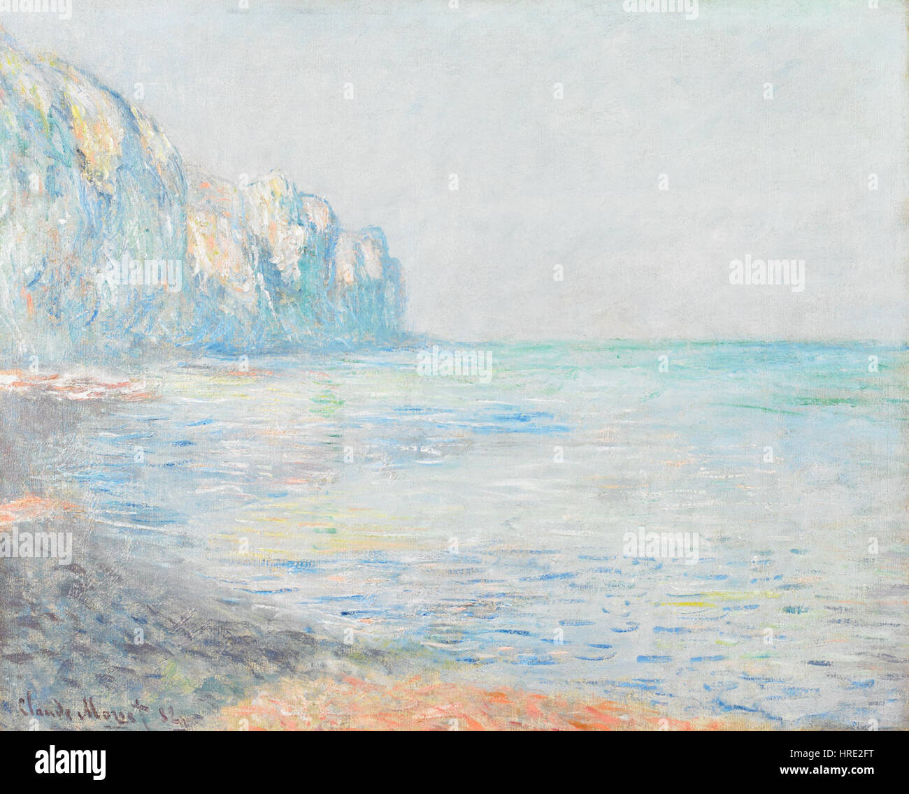 Claude monet painting pourville hi-res stock photography and images - Alamy