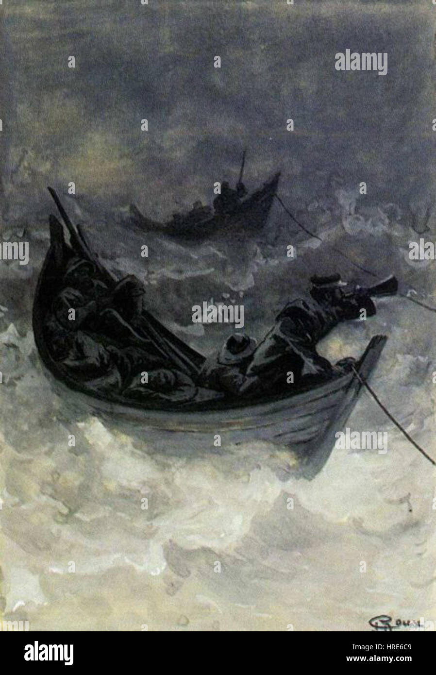 'The Sea Serpent' by George Roux 19 Stock Photo - Alamy