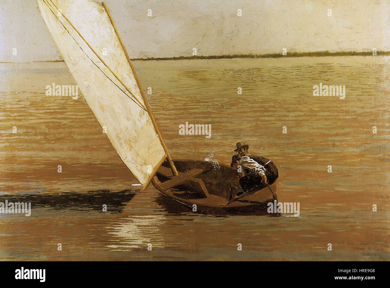Thomas Eakins’ 'Sailing' is a depiction of American life on water ...