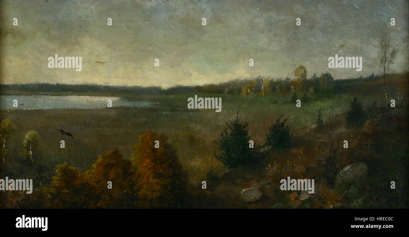 Franz Poenitz - Nordische Landschaft 01 Stock Photo