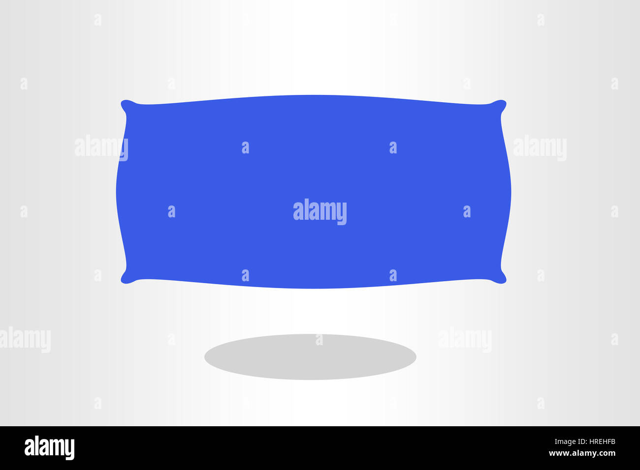 Illustration Of Blue Banner Against Plain Background Stock Photo