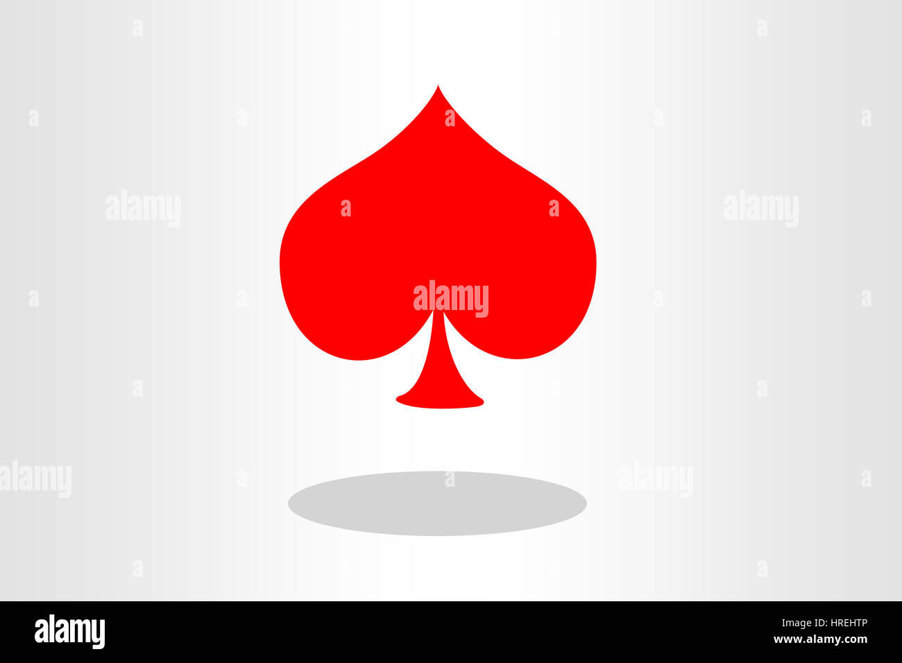 Illustration of spade card sign Stock Photo Alamy