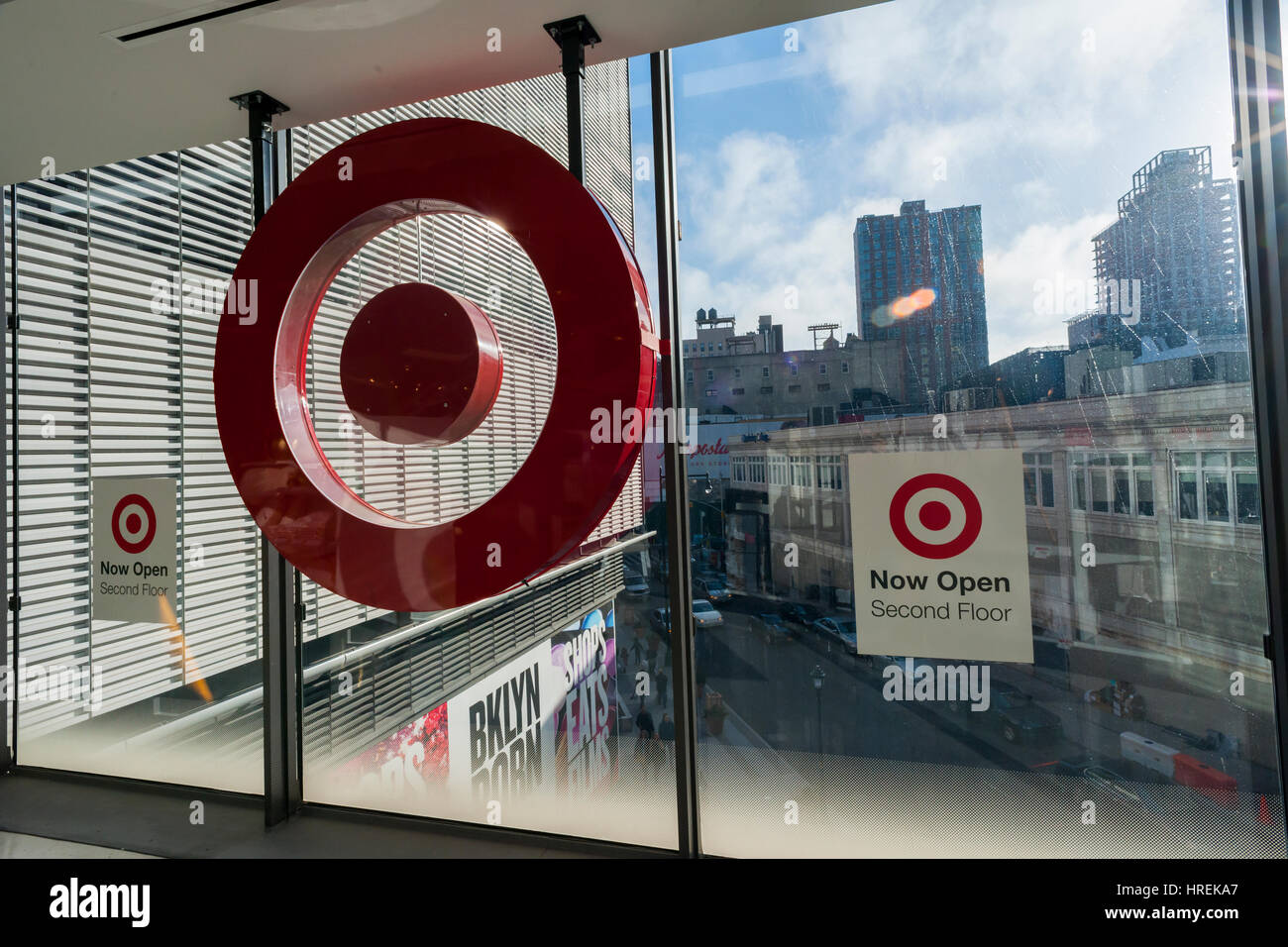 Newly opened Target store in the City Point mall in Downtown Brooklyn in New York on Saturday