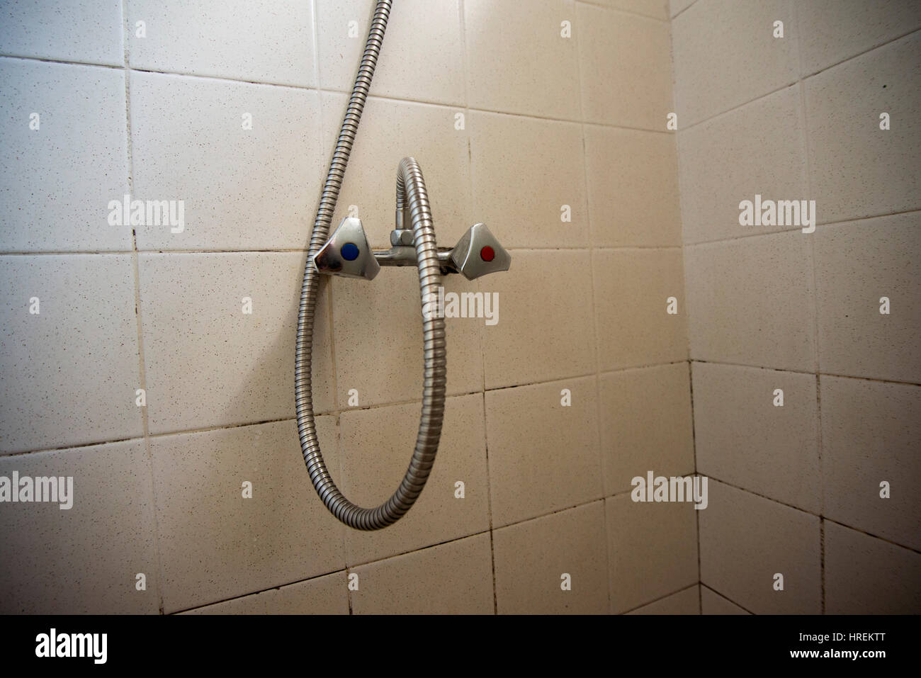 shower pipe Stock Photo