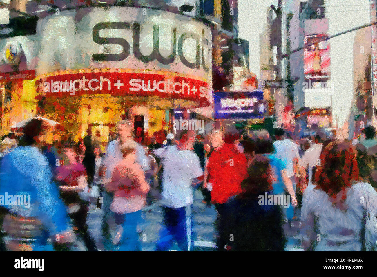 Times Square in New York Stock Photo