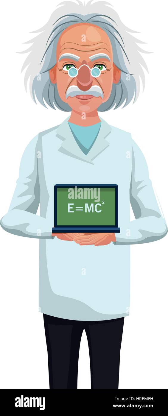 scientist man cartoon icon Stock Vector Image & Art - Alamy