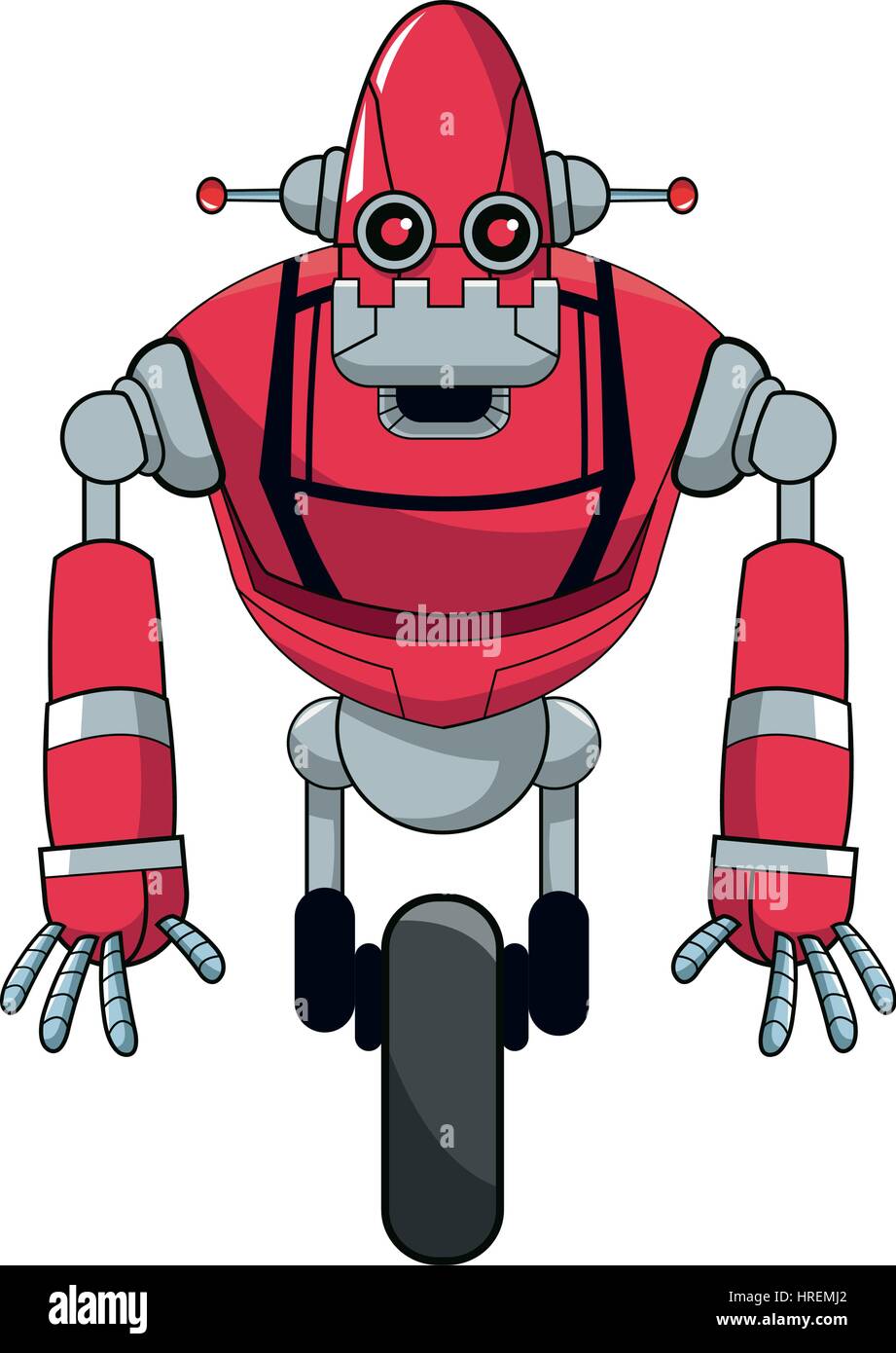 robot cartoon icon Stock Vector Image & Art - Alamy