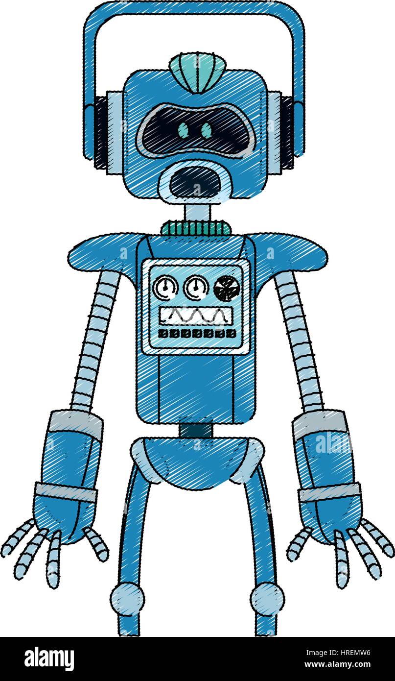 robot cartoon icon Stock Vector Image & Art - Alamy