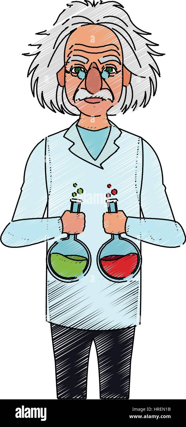 scientist man cartoon icon Stock Vector Image & Art - Alamy