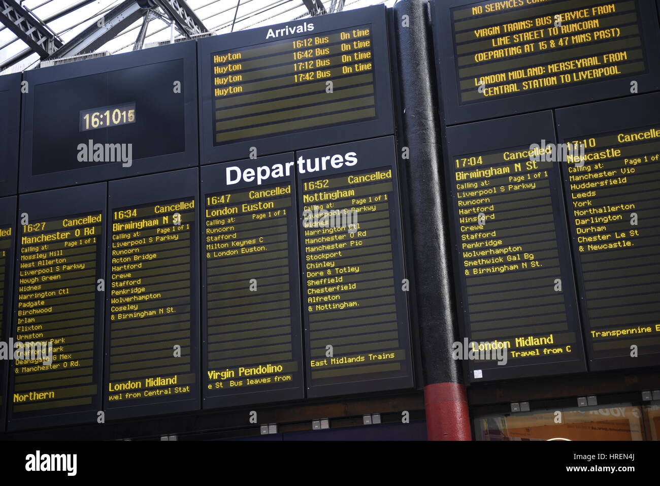 train departure board high resolution stock photography and images alamy