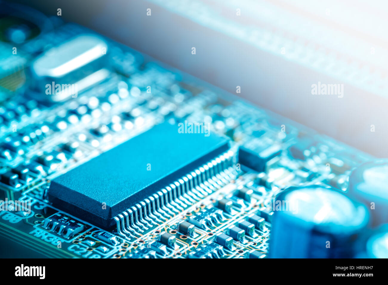 Close up of electronic circuit board Stock Photo - Alamy