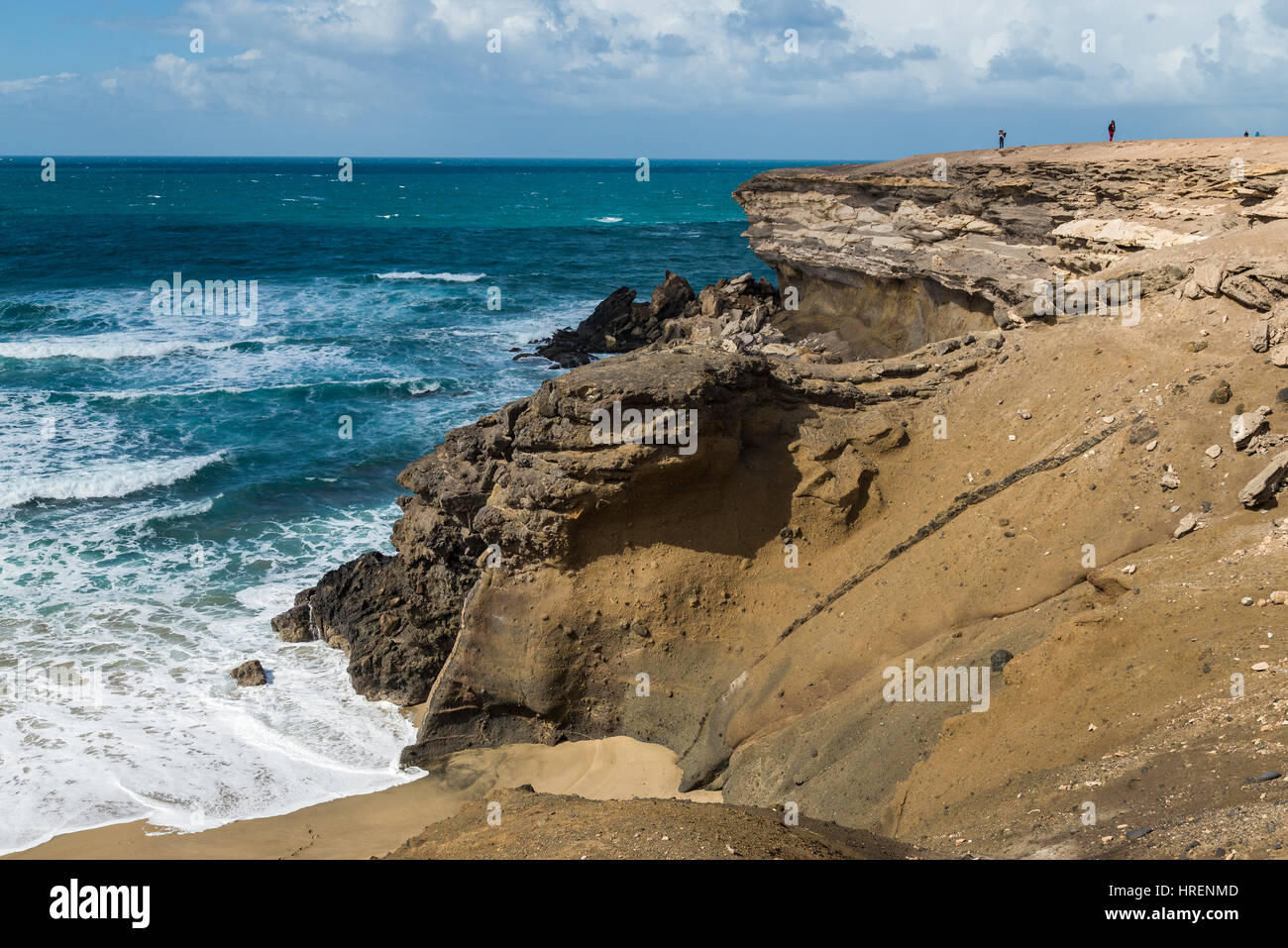 Fuerteventura Island beach landscape Stock Photo - Alamy