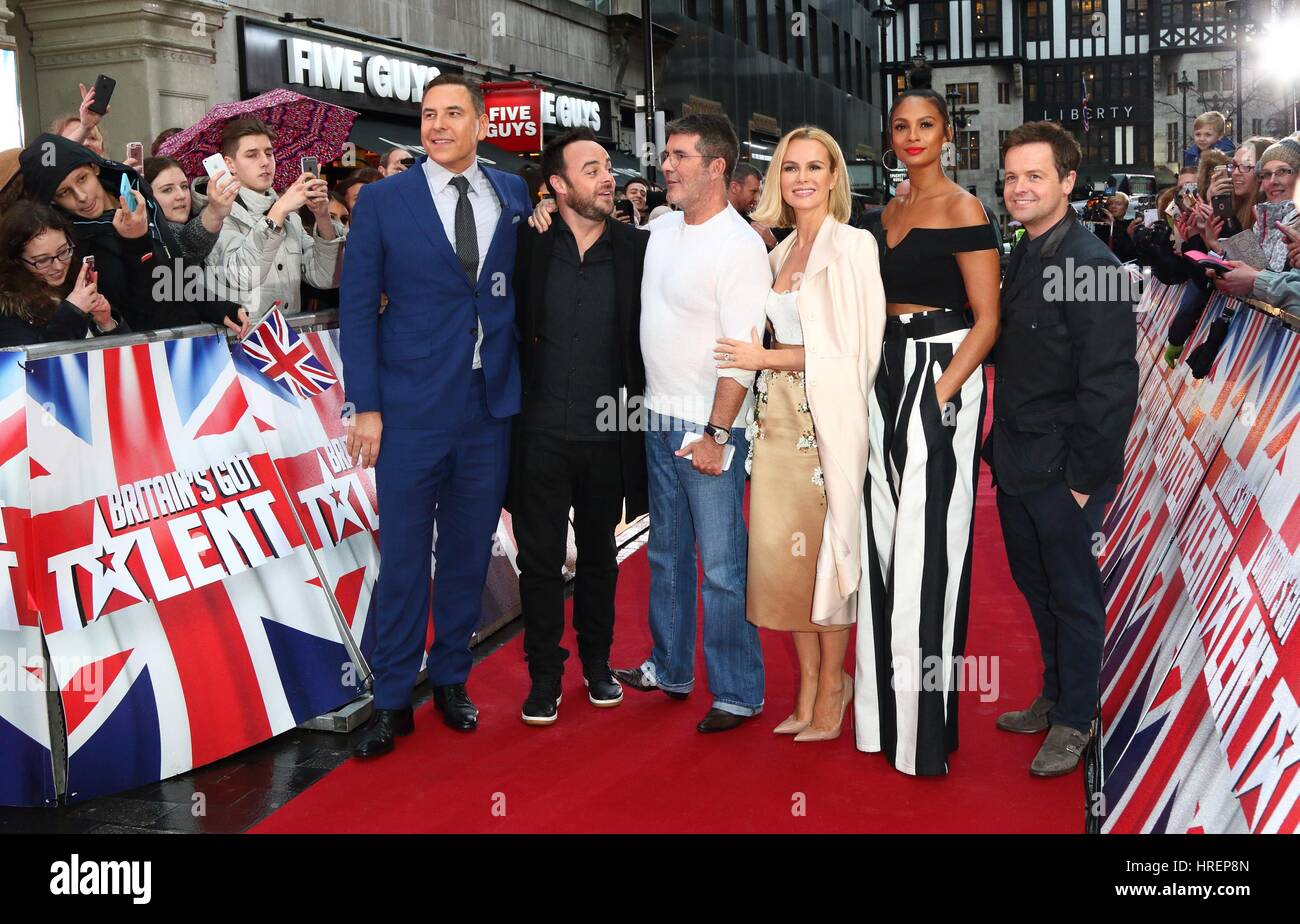 Britains Got Talent London auditions red carpet photocall at the London