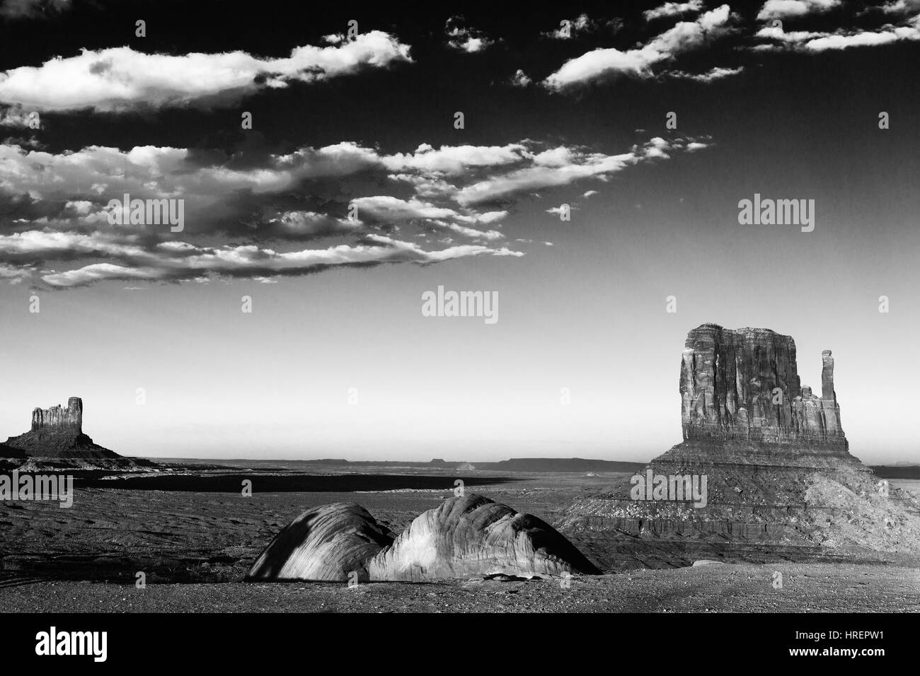 Monument Valley, Tribal Park, Arizona, USA Stock Photo