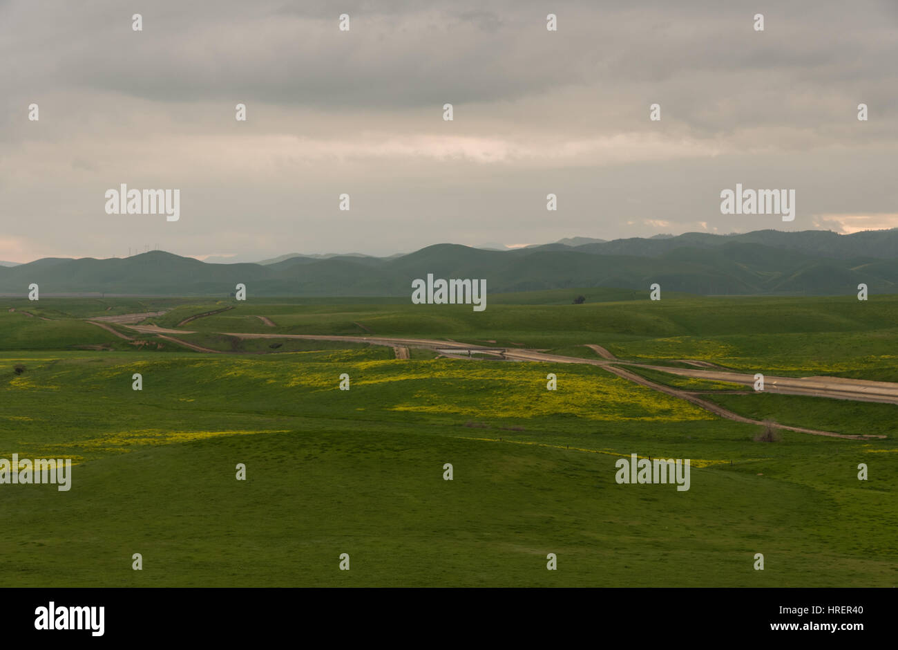 San Joaquin Valley in springtime Stock Photo - Alamy