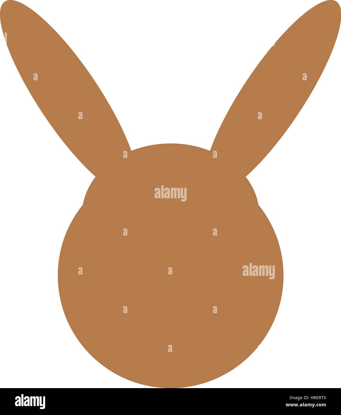 rabbit icon illustrated on a white background in vector Stock Vector ...