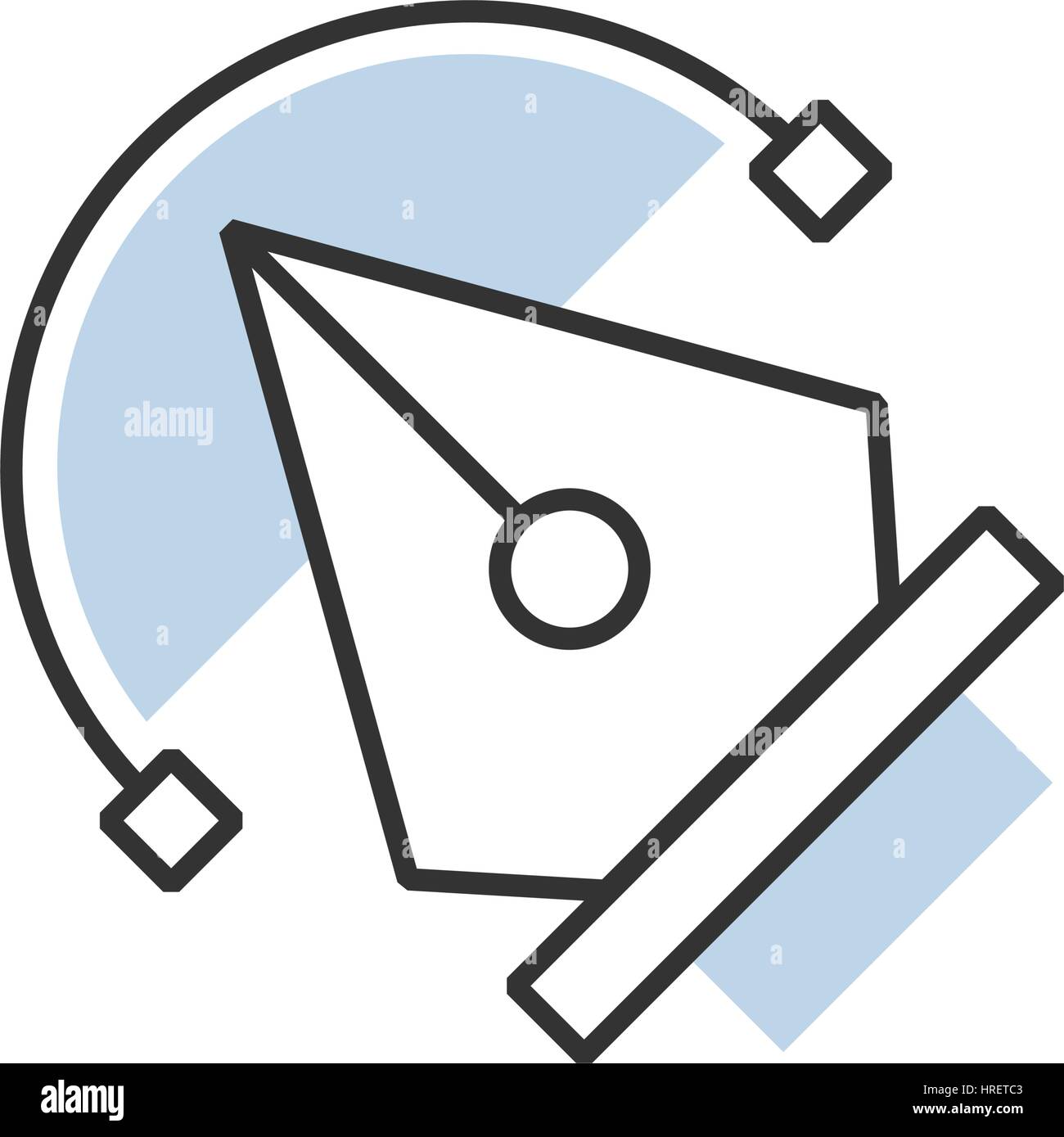 Pen tool icon vector Stock Vector Images - Alamy