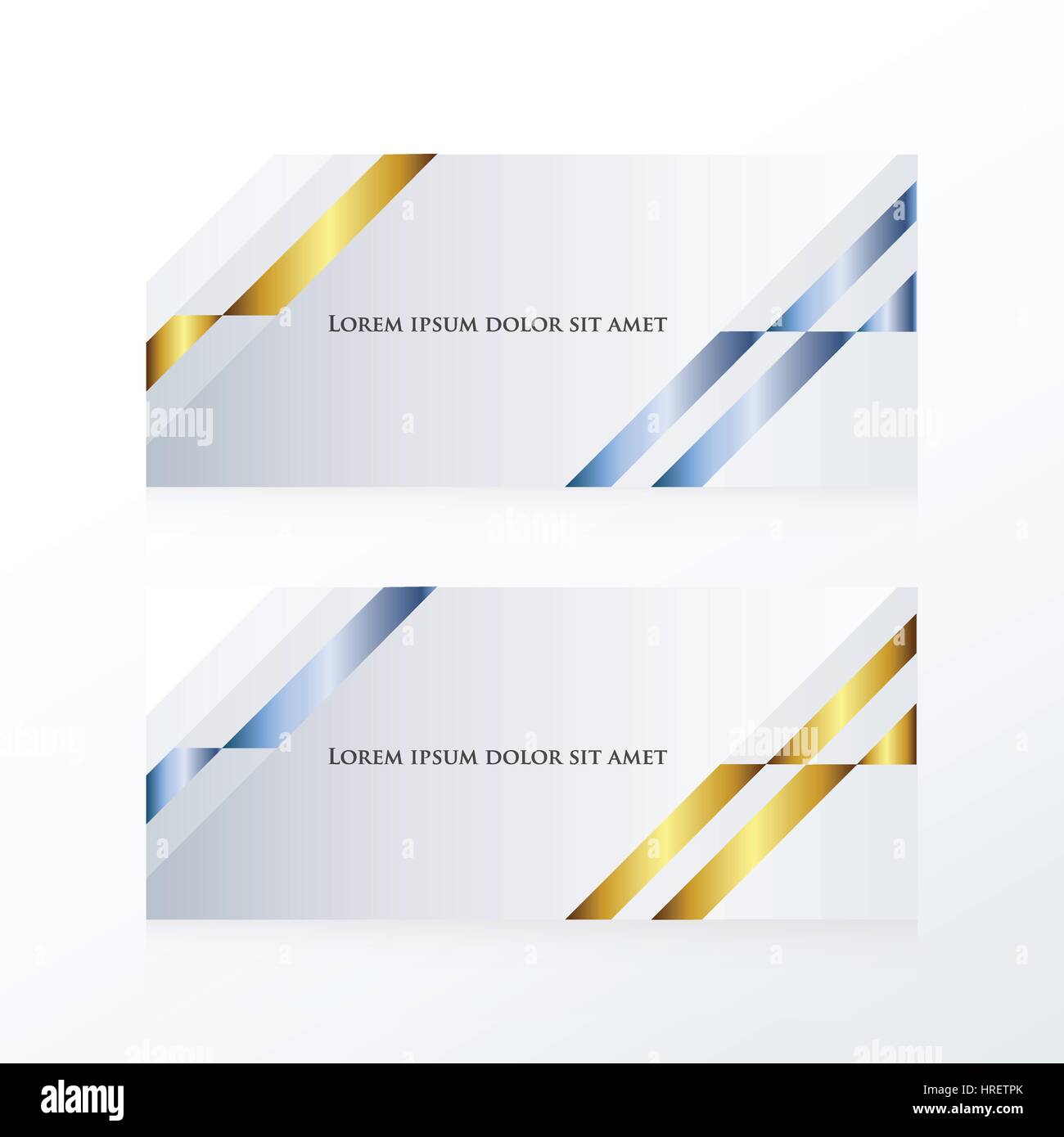 abstract banner design gold and blue Stock Vector Image & Art - Alamy