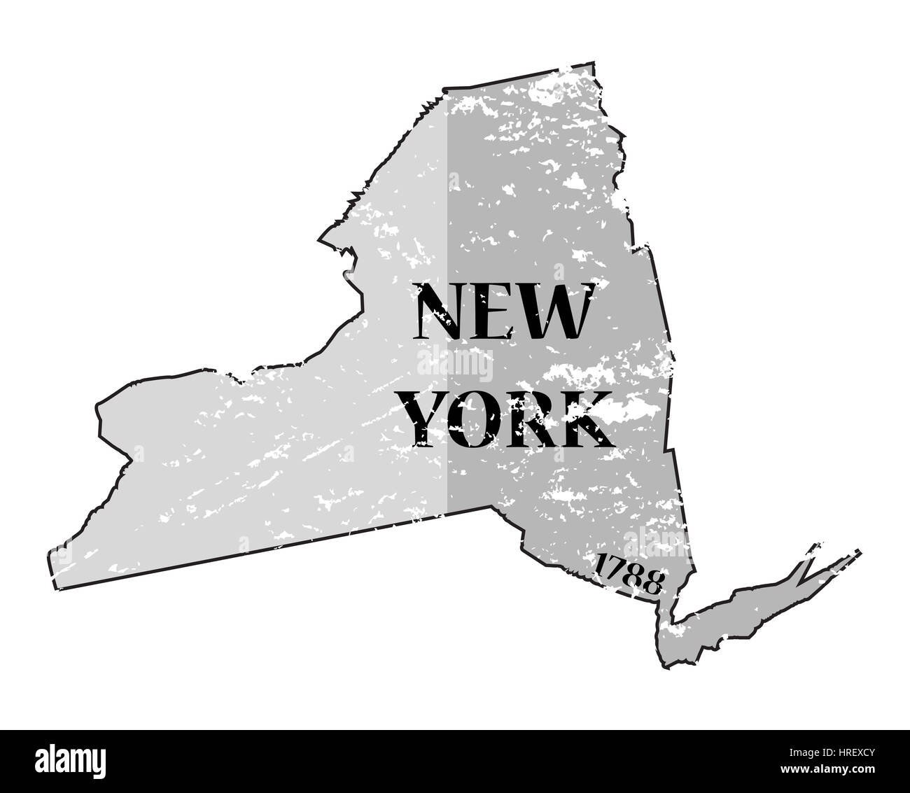 A map of new york date Cut Out Stock Images & Pictures Alamy
