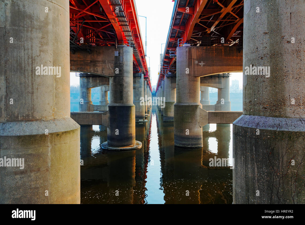 Bridge in Seoul South Korea Stock Photo