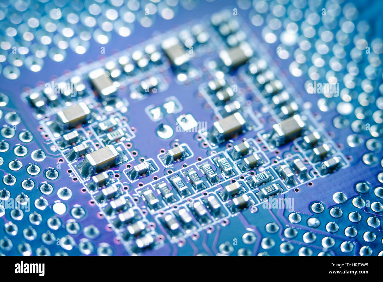 Close up of electronic circuit board Stock Photo - Alamy