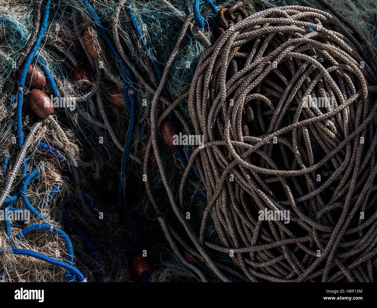 Used fishing net hi-res stock photography and images - Alamy