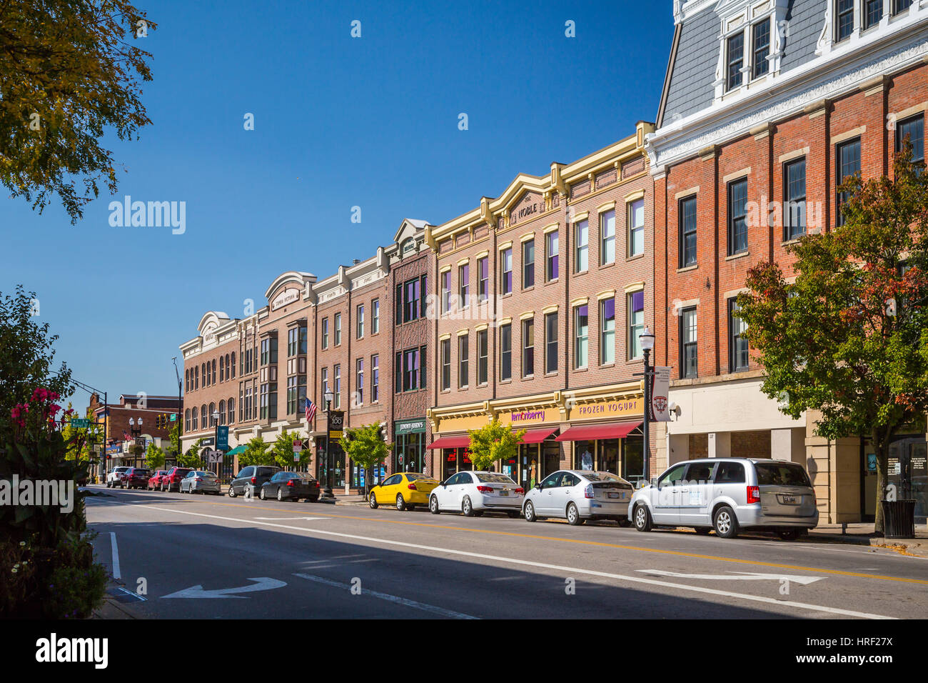 A street scene in downtown Wooster, Ohio, USA Stock Photo - Alamy