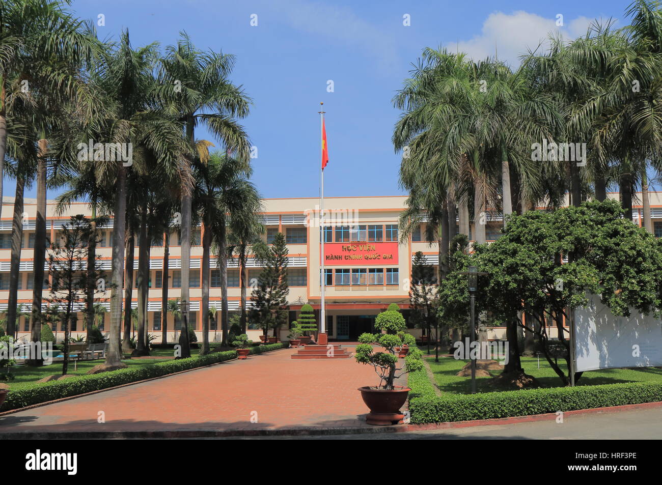 National Academy of Public Administration in Ho Chi Minh City Vietnam specialises in law, administration and government management. Stock Photo