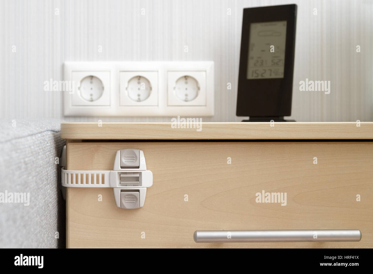 children safety house installation Stock Photo Alamy