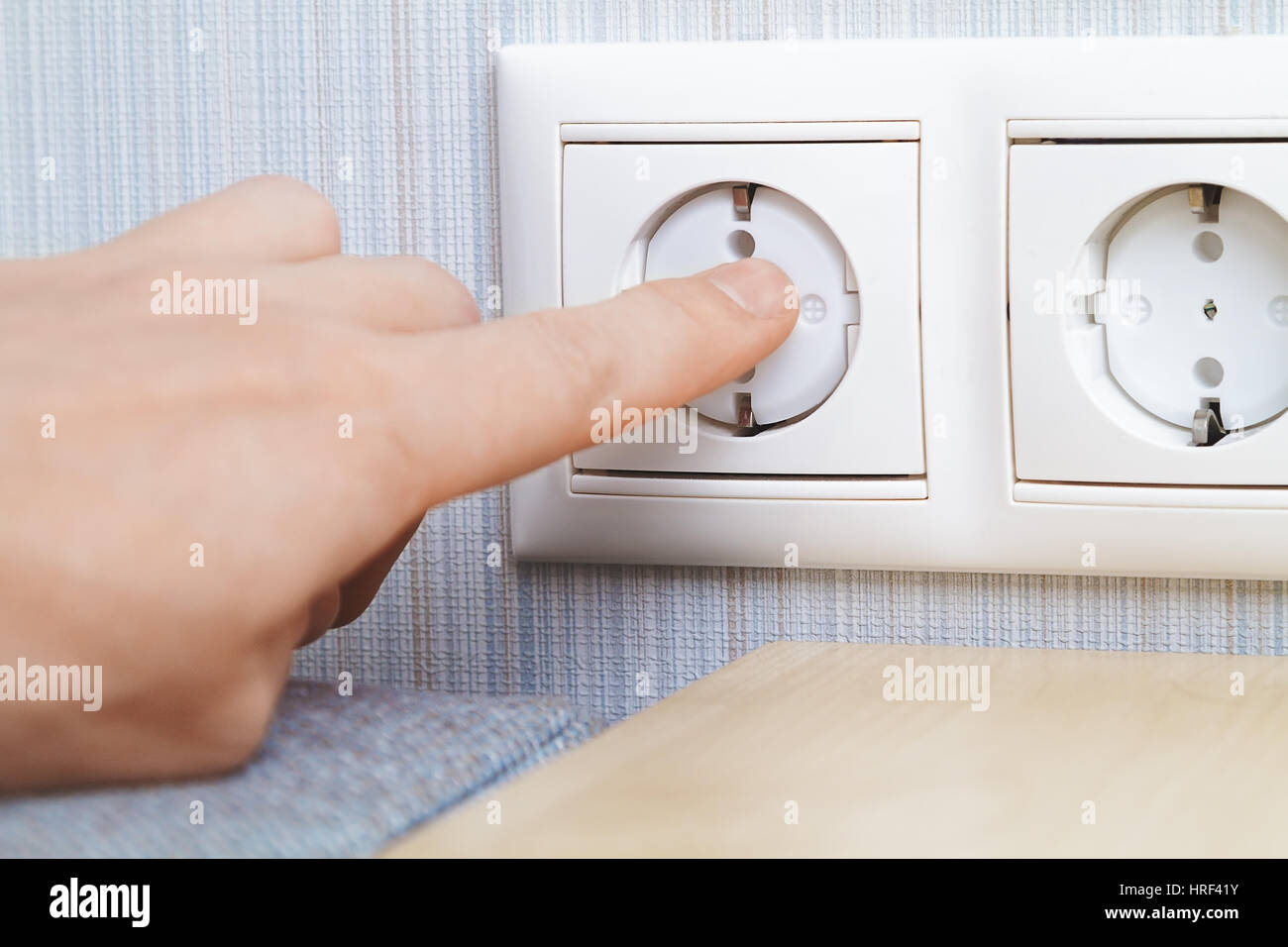 children safety house installation Stock Photo Alamy