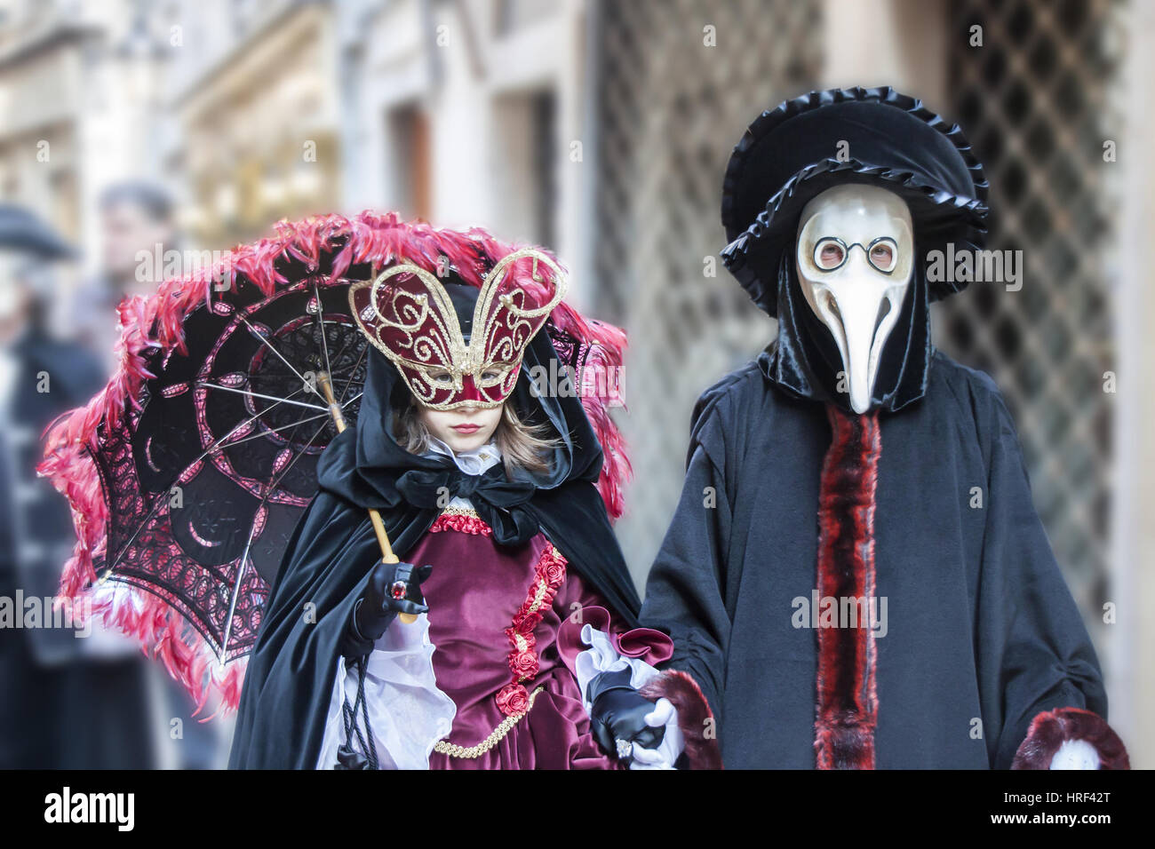 Carnival masks in Venice Italy Stock Photo
