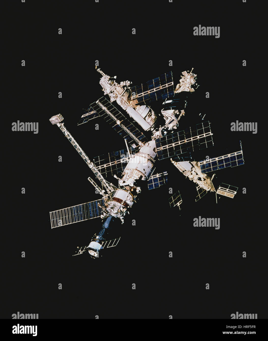 Mir Space Station Stock Photo