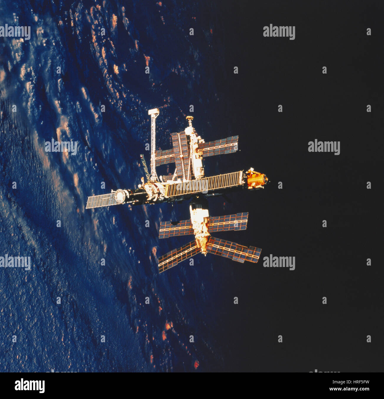 Mir Space Station Stock Photo