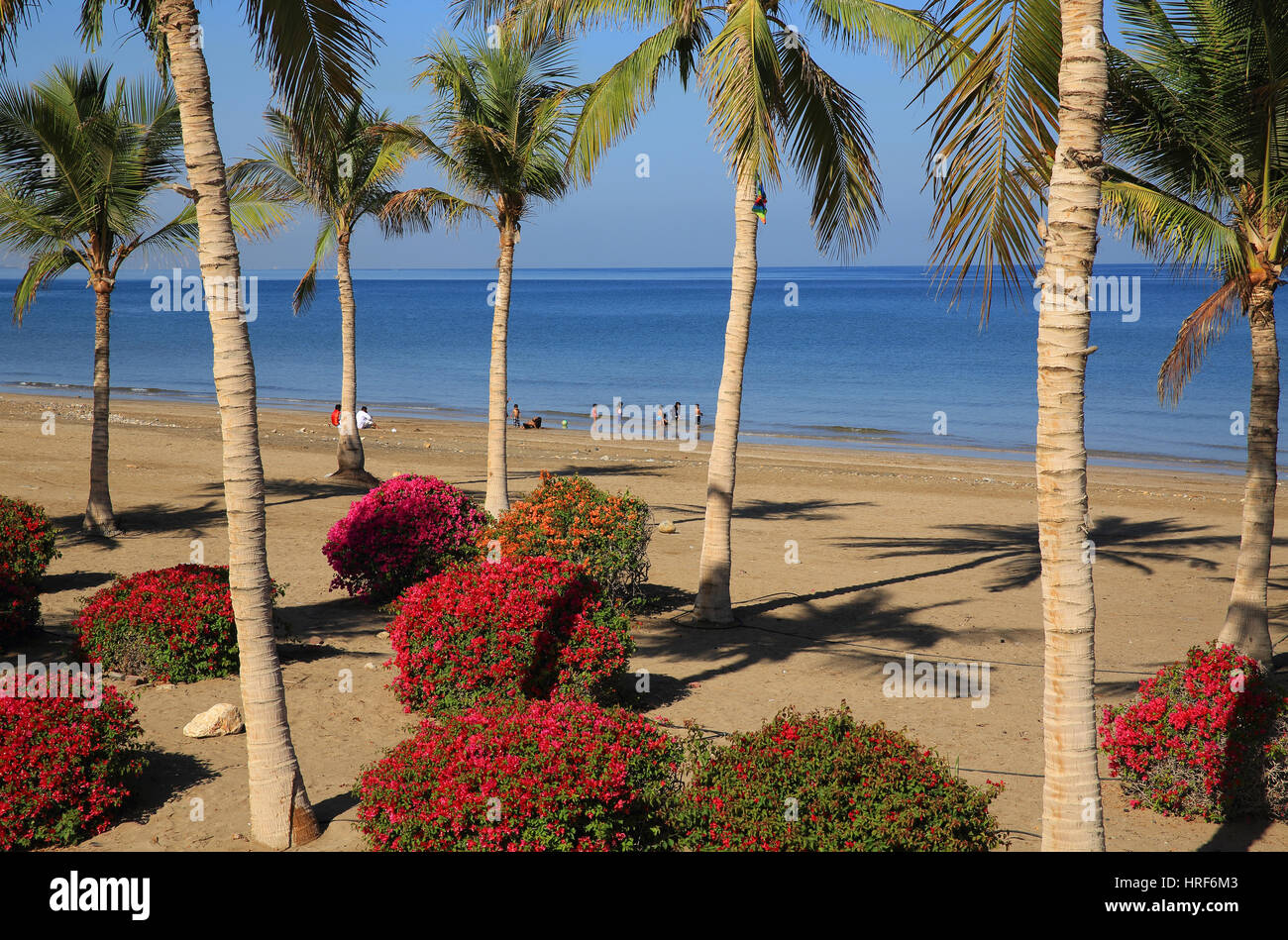 Shatti Al Qurum beach, in Muscat, capital of Oman Stock Photo Alamy